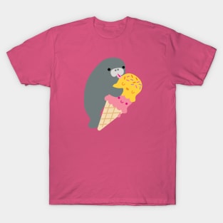 Double-Scoop Manatee T-Shirt